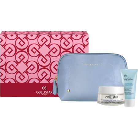 Collistar Crema Bálsamo Colágeno + Malaquita Estuche Tratamiento concentrado antienvejecimiento reafirmante y antiarrugas piel más tonificada y lisa 50 ml