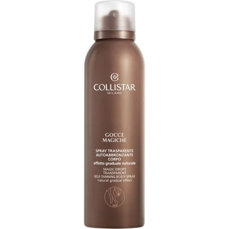 Collistar Gocce Magiche Viso Cuerpo Spray Gradual Spray autobronceador corporal transparente ofrece efecto calmante e hidratante para bronceado dorado y uniforme al instante 150 ml