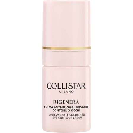 Collistar Rigenera Contorno De Ojos Antiarrugas Alisador Contorno de ojos reduce arrugas y líneas de expresión para una mirada más relajada y joven 15 ml