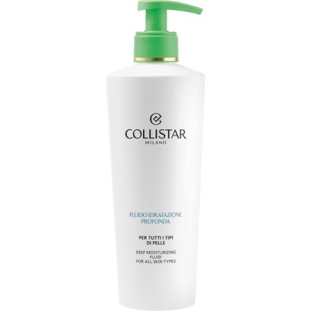 Collistar Fluido De Hidratación Profunda Fluido corporal suave y aterciopelado ofrece hidratación hasta 72 horas reforzando la barrera cutánea 400 ml