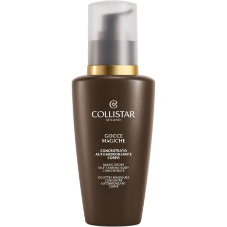 Collistar Gotas Mágicas Autobronceadoras Cuerpo Gotas mágicas corporales autobronceadoras perfumadas hidratan ofreciendo tono elásticidad y suavidad 125 ml