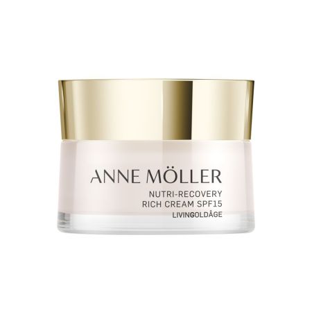 Anne Möller Livingoldâge Nutri-Recovery Rich Cream Spf 15 Crema de día enriquecida redensifica y unifica el tono piel rellenada y nutrida 50 ml