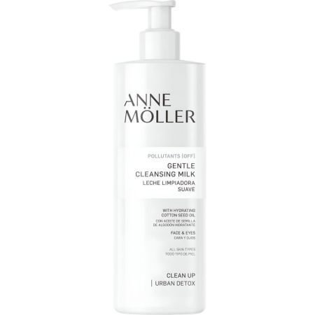 Anne Möller Clean Up Leche Limpiadora Suave Leche facial limpiadora desmaquillante suave elimina maquillaje restos de protector solar y suciedad