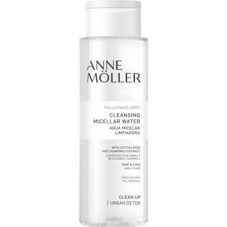 Anne Möller Clean Up Agua Micelar Limpiadora Agua micelar limpiadora sin aclarado elimina maquillaje e impurezas dejando una sensación refrescante