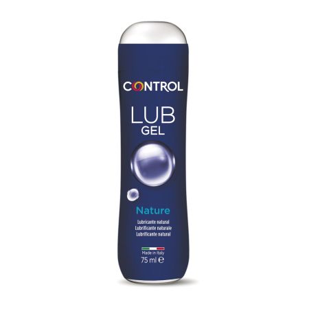 Control Lub Gel Nature Lubricante Natural Lubricante íntimo facilita la penetración permitiendo un mayor placer e intensidad 75 ml