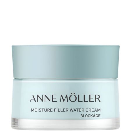 Anne Möller Moisture Filler Water Cream Blockâge Crema facial hidratante defensiva antiedad rellena las líneas finas de deshidratación para aspecto saludable 50 ml