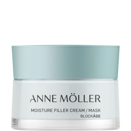 Anne Möller Blockáge Moisture Filler Cream/Mask Crema facial hidratante de textura rica rellena revitaliza e ilumina con ácido hialurónico 50 ml