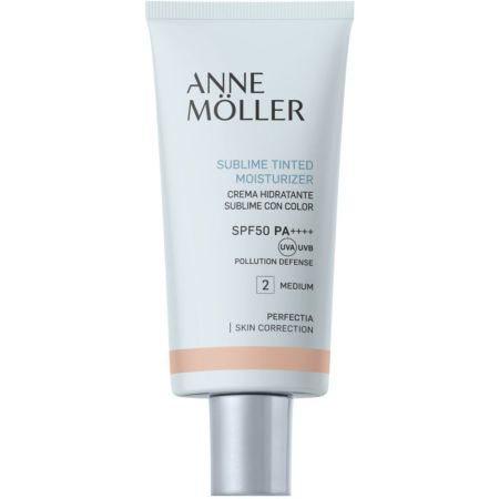 Anne Möller Perfectia Sublime Tinted Moisturizer Spf50 Crema facial hidratante con color antimanchas combate los primeros signos del fotoenvejecimiento 50 ml