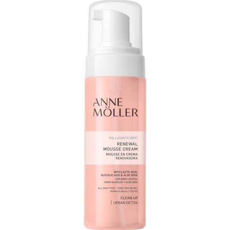 Anne Möller Clean Up Mousse En Crema Renovadora Espuma facial limpiadora innovadora limpia eficazmente convirtiendo tu rutina en un momento placentero y único 150 ml