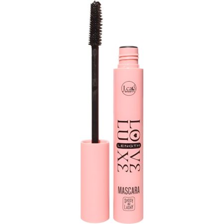 J.Cat Sassy & Lashy Love Luxe Length Mascara Máscara de pestañas con aplicador de precisión oferce un efecto de longitud extrema tranformando tu mirada