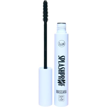 J.Cat Sassy & Lashy Splashproof Lash Mascara Máscara de pestañas resistente al agua mantiene el rizo y la definición para un acabado perfecto de larga duración