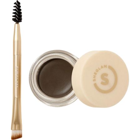 Sheglam Boss Brow Waterproof Pomade Pomada de cejas de textura ultracremosa ofrece color superpigmentado y duradero para apariencia definida