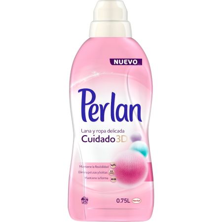 Perlan Detergente Cuidado 3d Lana Y Ropa Delicada Detergente líquido cuida de tus tejidos delicados con aloe vera