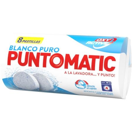 Punto Matic Detergente Blanco Puro Detergente en pastillas blanco puro 8 uds