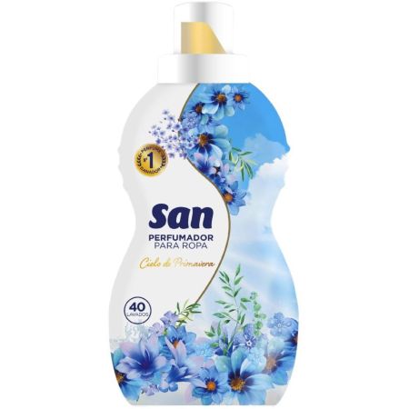 San Cielo De Primavera Perfumador Para Ropa Perfumador para la ropa fragancia más intensa y duradera 40 lavados 800 ml