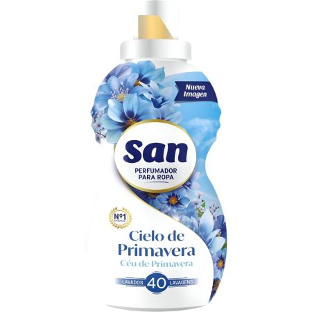 San Cielo De Primavera Perfumador Para Ropa Perfumador para la ropa fragancia más intensa y duradera 40 lavados 800 ml