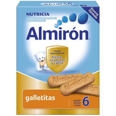 Almirón Galletitas Galletitas con hierro calcio y vitaminas estimulan el inicio de masticación a partir de 6 meses 180 gr