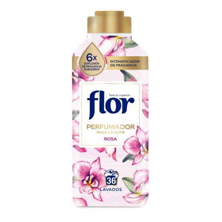 Flor Perfumador Suavizante intensificador de fragancia 720 ml rosa