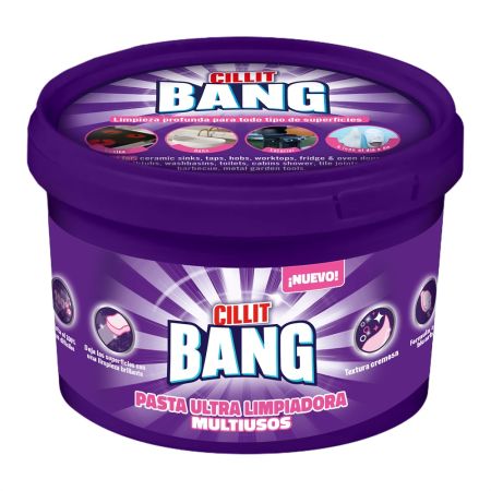 Cillit Bang Pasta Ultra Limpiadora Multiusos Limpiacristales elimina y abrillanta limpieza perfecta y brillo sin rastro 750 ml