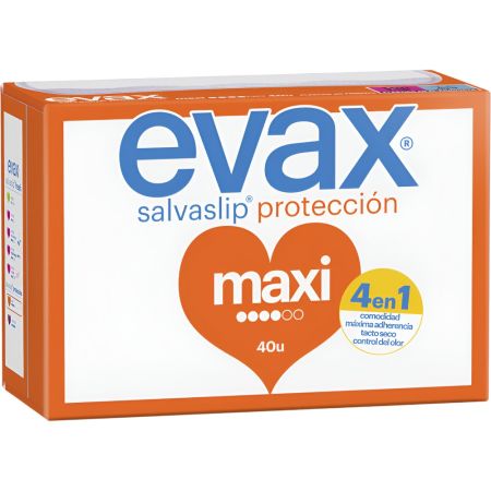 Evax  Protege-slip 40 uds maxi