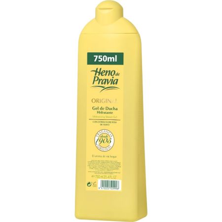 Heno De Pravia Original Gel De Ducha Gel de ducha hidratante con extracto de hoja de olivo y aroma 750 ml