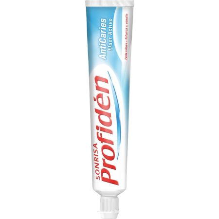 Profiden Dentífrico Anticaries Flúor Activo Pasta de dientes refuerza el esmalte y protege eficazmente contra la caries 75 ml