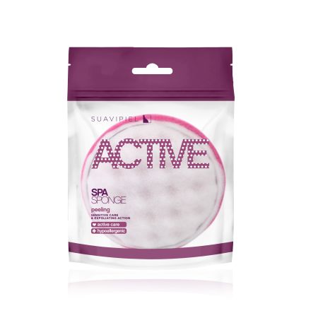 Suavipiel Active Spa Sponge Peeling Esponja de baño elimina las impurezas el exceso de grasa y las células muertas