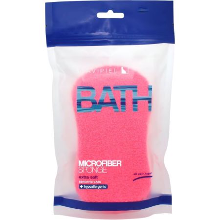 Suavipiel Bath Microfiber Sponge Esponja de baño hipoalergénica de extrema suavidad complemento ideal para baños y duchas