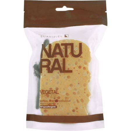 Suavipiel Natural Vegetal Sponge Esponja de baño natural ofrece delicadeza y suavidad increíble