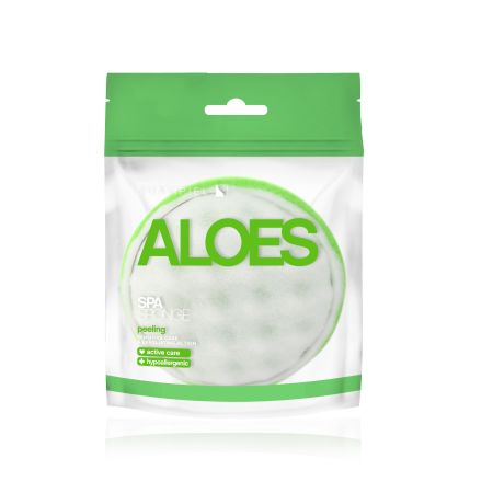 Suavipiel Aloes Spa Sponge Peeling Esponja de baño ofrece acción exfoliante y elimina las células muertas de tu piel