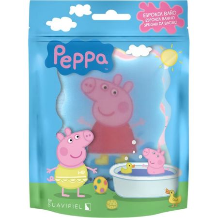 Suavipiel Peppa Esponja Baño Esponja de baño limpia y cuida la piel de los más pequeños perfcta para empezar a crear hábitos de limpieza
