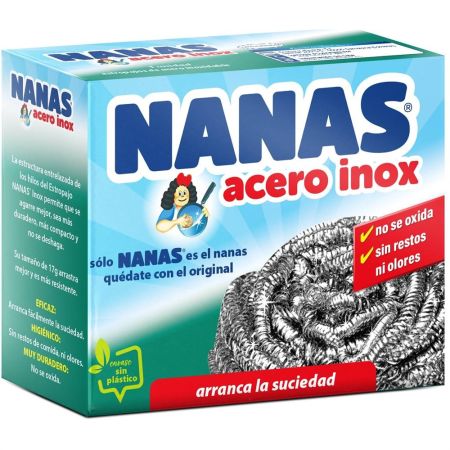 Nanas Estropajo Brillo Estropajo jabonoso desengrasante arranca la grasa y da brillo 7 uds