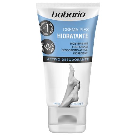 Babaria Hidratante Crema Pies Crema hidratante y reparadora evitan el mal olor para los pies y talones 150 ml