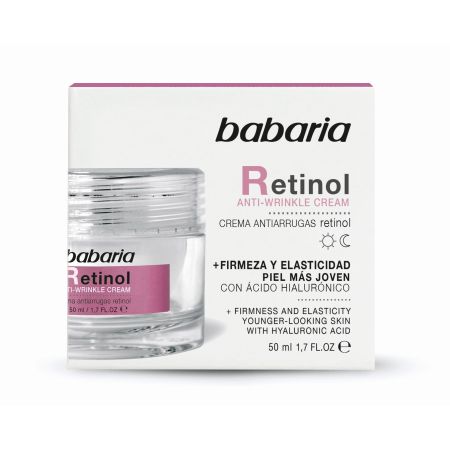 Babaria Retinol Anti-Wrinkle Cream Crema antiarrugas ofrece firmeza y elasticidad piel más joven 50 ml