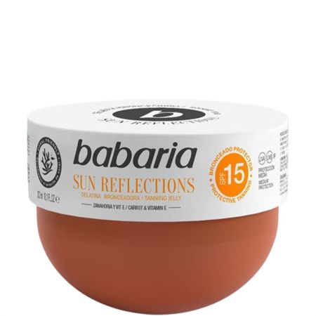 Babaria Sun Reflections Gelatina Bronceadora Spf 15 Gelatina bronceadora con extractos naturales de zanahoria y vitamina e 300 ml