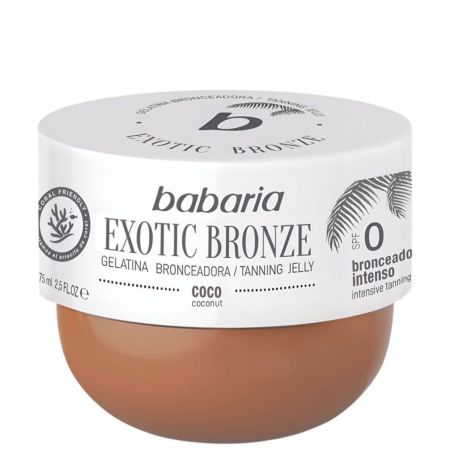 Babaria Exotic Bronze Coco Gelatina Bronceadora Gelatina bronceadora ideal para masajear la piel con aceite de coco