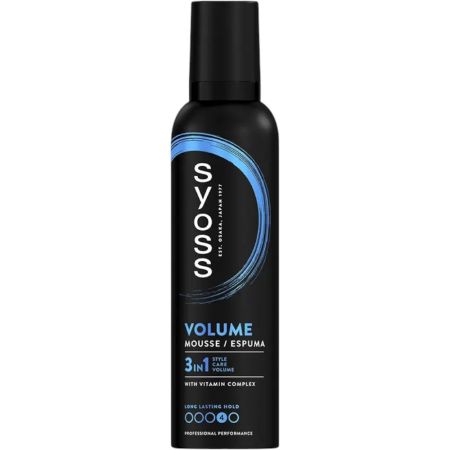 Syoss Volumen Lift Espuma Nº4 Espuma para un 100% de volumen desde la raíz 48 horas 250 ml