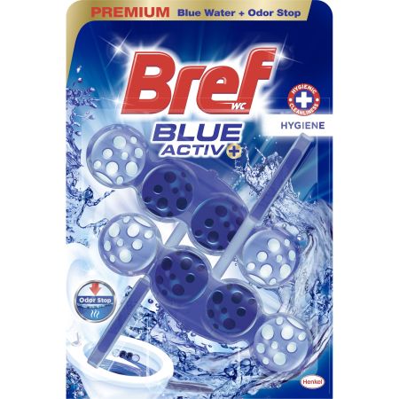 Bref Colgador Wc Blue Activ+ Hygiene Premium Colgador wc neutraliza malos olores ofrece higiene frescor y fragancia floral