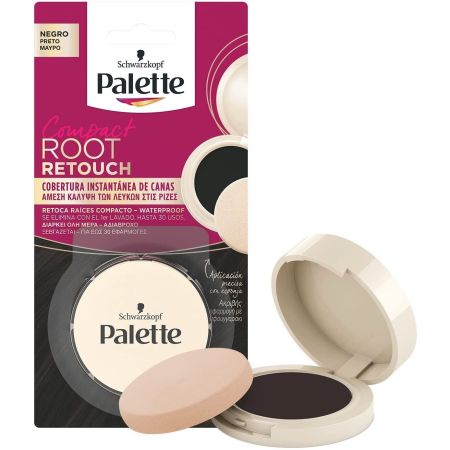 Palette Compact Root Retouch Retoca raices aplicacion con esponja