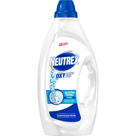 Neutrex Quitamanchas Oxy Blanco Puro Quitamanchas sin lejía elimina manchas y recupera el blanco de la ropa