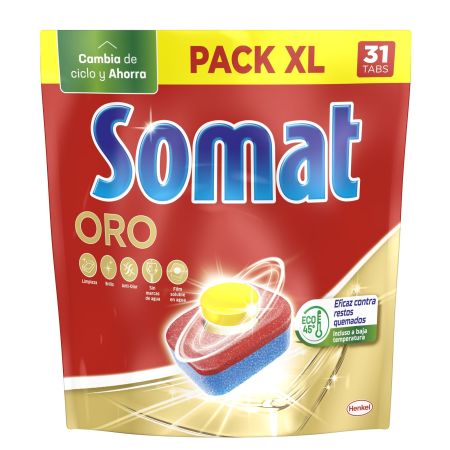 Somat Oro Lavavajillas maquina 31 pastillas