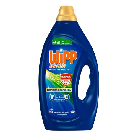 Wipp Express Detergente Higiene & Antiolores Detergente líquido antiolores para una limpieza profunda 1260 ml