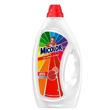 Micolor Detergente Colores Vivos Detergente líquido limpia y revive
