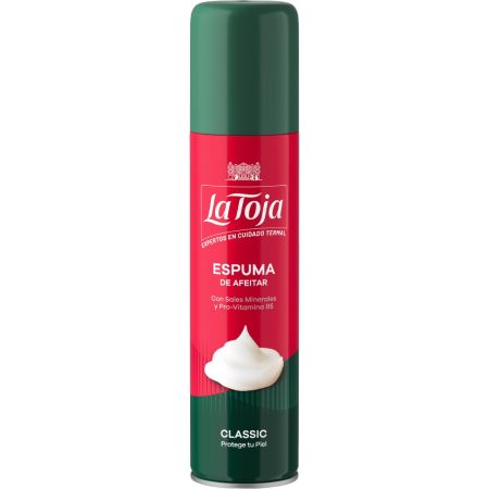 La Toja Espuma De Afeitar Classic Espuma de afeitar aporta un suave y duradero afeitado 250 ml