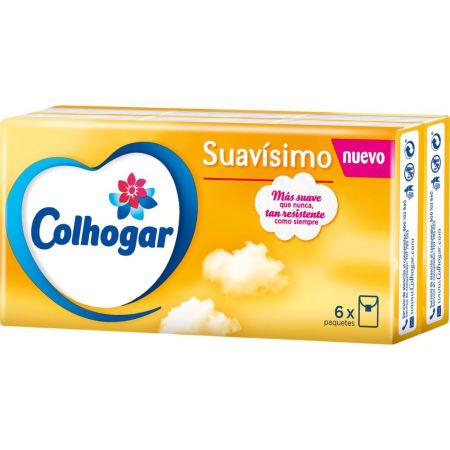 Colhogar Paquete De Pañuelos Suavísimo Pañuelos de papel de 4 capas sin perfume ofrecen suavidad y resistencia