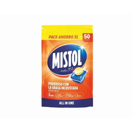 Mistol All In One Lavavajillas maquina capsulas 50 ud