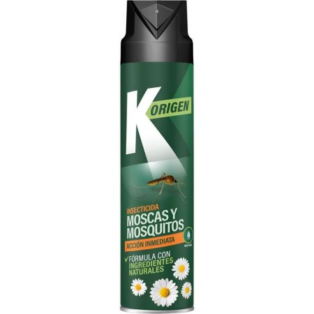 K Origen Insecticida Moscas Y Mosquitos Insecticida natural eficaz en segundos ofrece acción inmediata contra todo tipo de insecto volador 750 ml