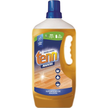 Tenn Fregasuelos Madera Fregasuelos con bioalcohol ideal para suelos de madera o parquet limpia reparando gradualmente grietas invisibles y abrasiones 1300 ml