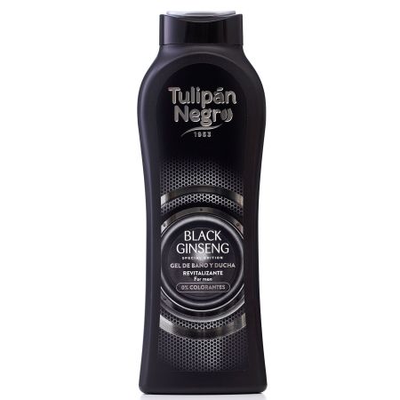 Tulipan Negro Black Gingseng Gel De Baño Y Ducha Gel de ducha revitalizante para hombre 650 ml