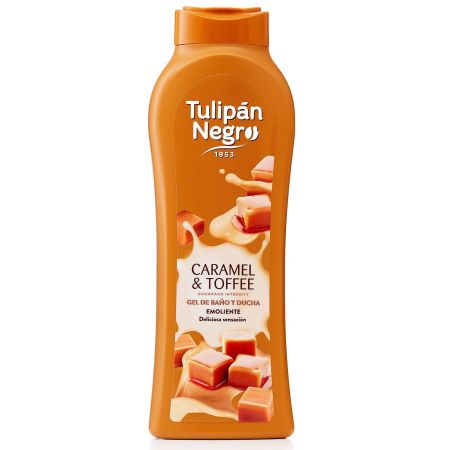 Tulipan Negro Caramel & Toffee Gel De Baño Y Ducha Gel de ducha emoliente para una deliciosa sensación 650 ml